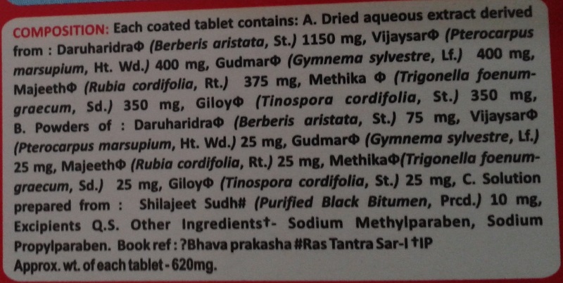 BGR ingredients & Composition INGREDIENTS & COMPOSITION of BGR 34